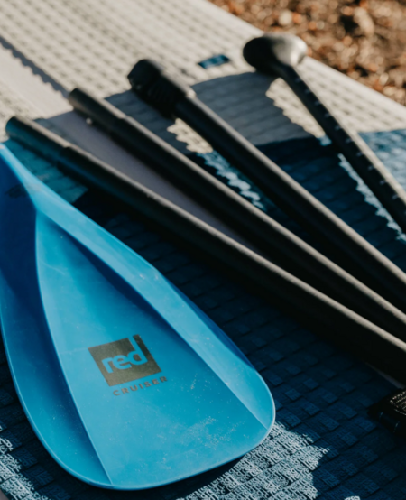 Compact 5-Piece Collapsible Carbon Hybrid SUP Paddle