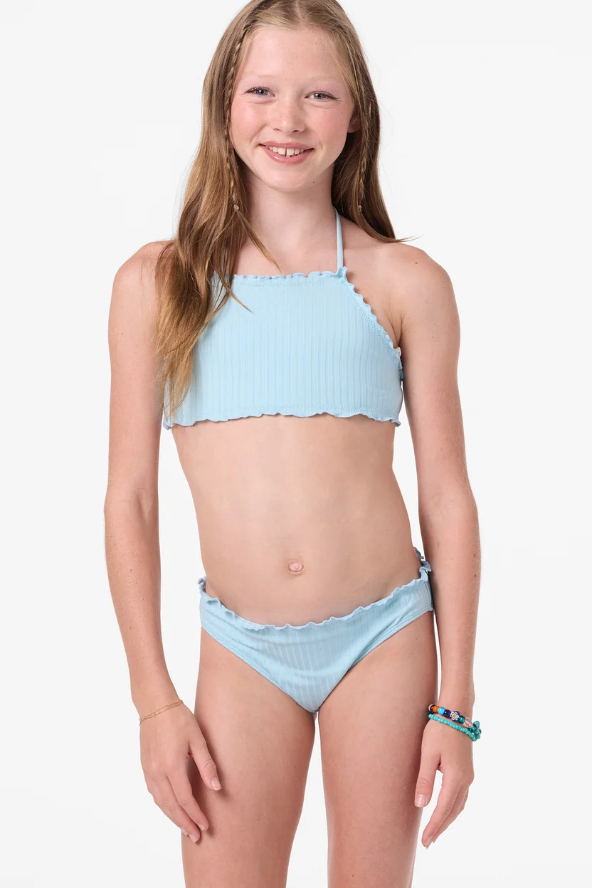 O'Neill Shorebreak Rib Ruffle Edge Hi Neck Set