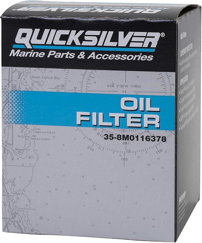 Mercury/Quicksilver Quicksilver 8M0116378 Oil Filter