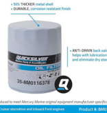 Mercury/Quicksilver Quicksilver 8M0116378 Oil Filter