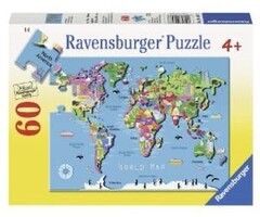 Ravensburger 60 pcs - World Map