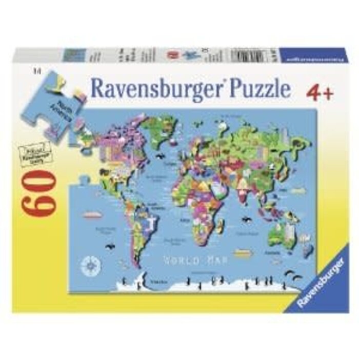 Ravensburger 60 pcs - World Map