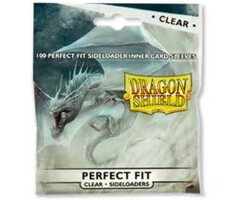Arcane Tinmen Sleeves - 63x88mm - Dragon Shield - 100/pk - Perfect Fit - Clear (Sideloaders)