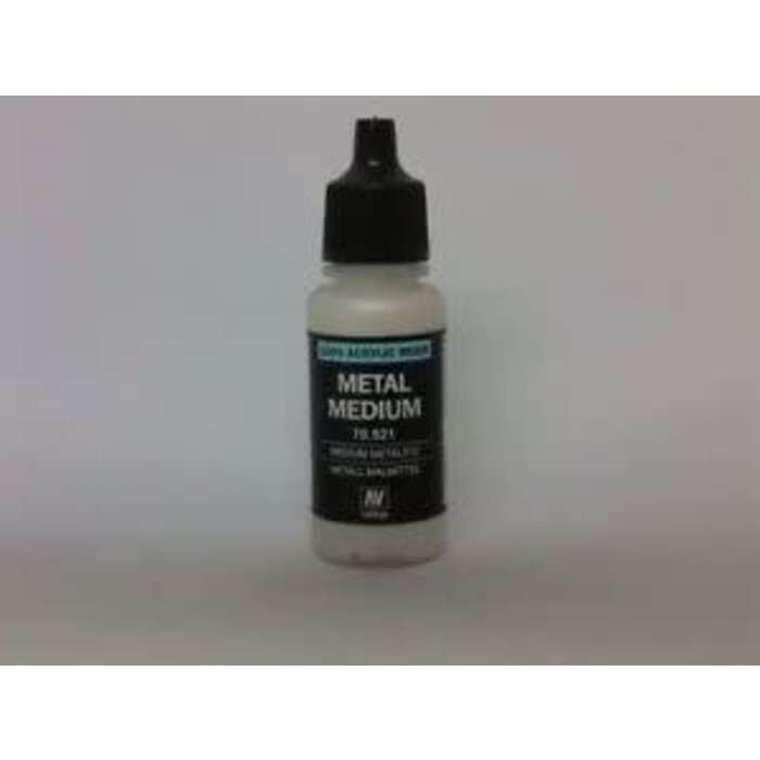 Vallejo Vallejo Acrylic Paint Metal Medium 17mL