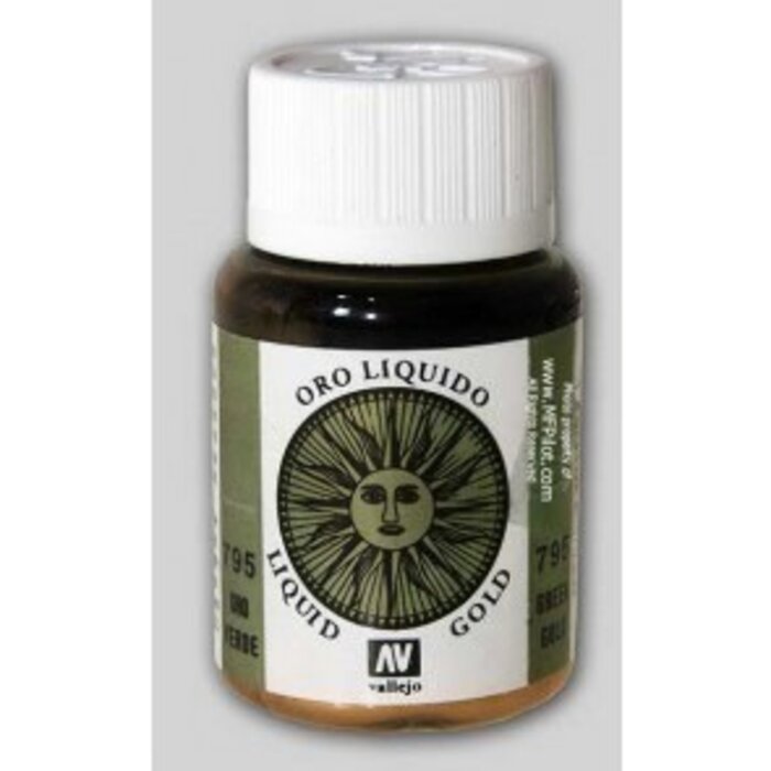 Vallejo Vallejo Alcohol Based Paint Liquid Green Gold 17mL