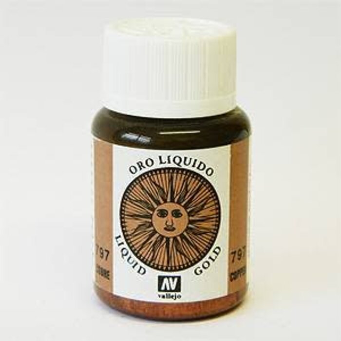 Vallejo Vallejo Alcohol Based Paint Liquid Copper 17mL