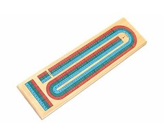 Autruche Cribbage Board Wood 3 Track
