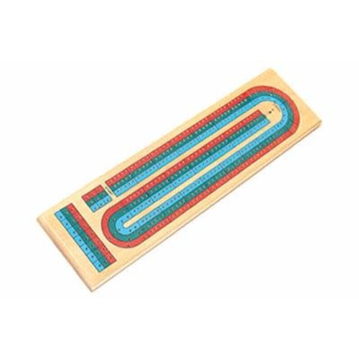 Autruche Cribbage Board Wood 3 Track