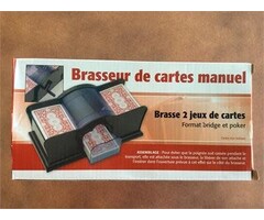 Autruche Manual Card Shuffler - 2 Deck (No Batteries Required)