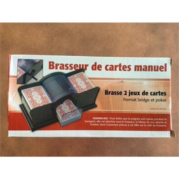 Autruche Manual Card Shuffler - 2 Deck (No Batteries Required)