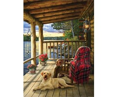 Cobble Hill Puzzles 1000 pcs - Cabin Porch