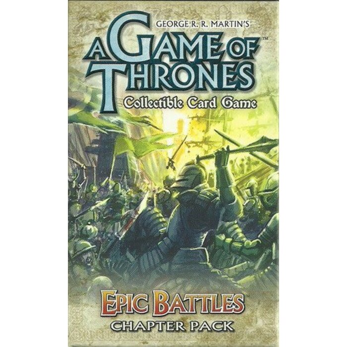 Fantasy Flight Games A Game of Thrones LCG (1st Edition) Epic Battles Chapter Pack