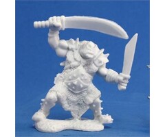 Reaper Miniatures Dark Heaven Bones: Orc Stalker (Two Weapons)