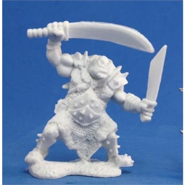 Reaper Miniatures Dark Heaven Bones: Orc Stalker (Two Weapons)
