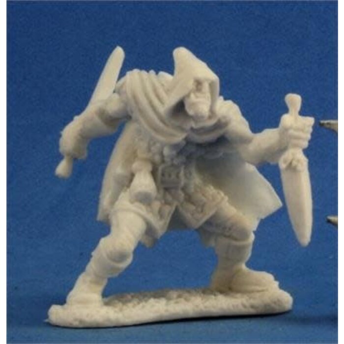 Reaper Miniatures Dark Heaven Bones: Rogan, Half-Orc Rogue