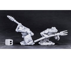 Reaper Miniatures Dark Heaven Bones: Squog Worriors (2)