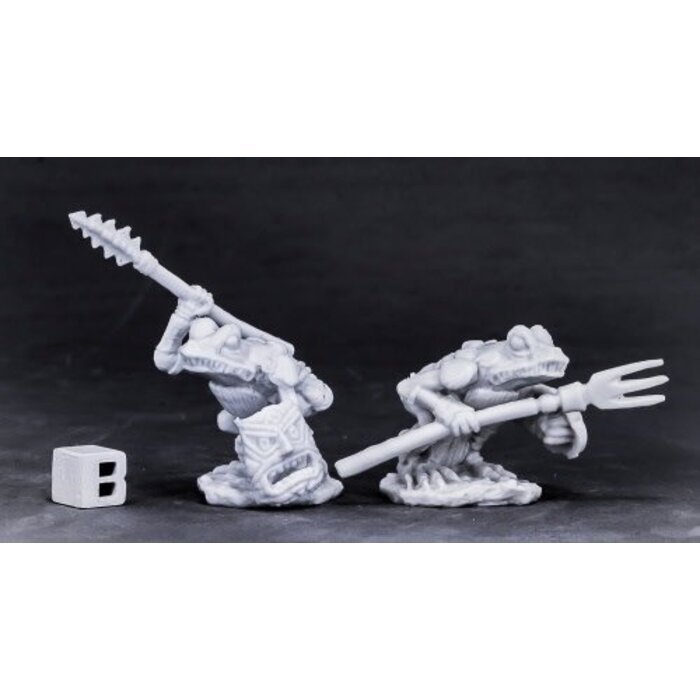 Reaper Miniatures Dark Heaven Bones: Squog Worriors (2)