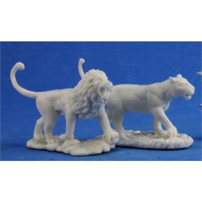 Reaper Miniatures Dark Heaven Bones: Lions (2)