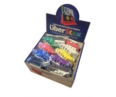 Uberstax UberStax Universal Game Piece Holder 10-Package Rainbow Box