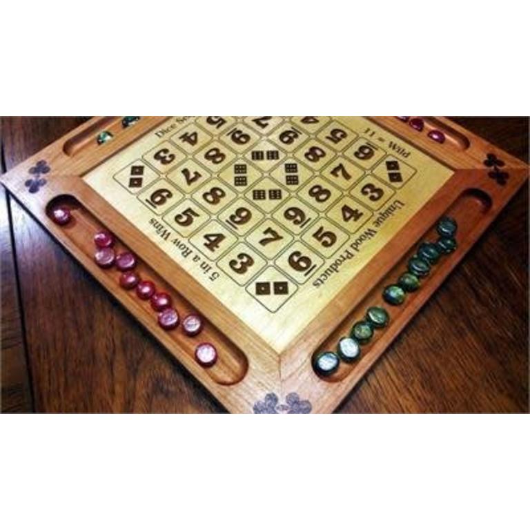 sequence board game wooden
