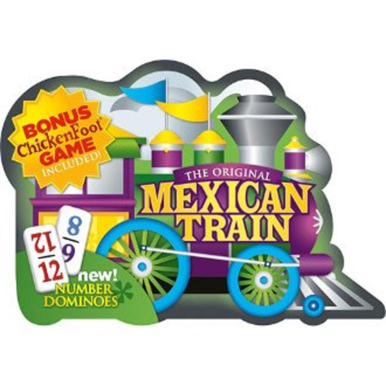 Puremco The Original Mexican Train Dominoes Game in Tin ...