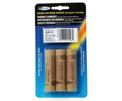 Estes Model Rockets Estes Model Rocket Engine 3/pk (A8-3)