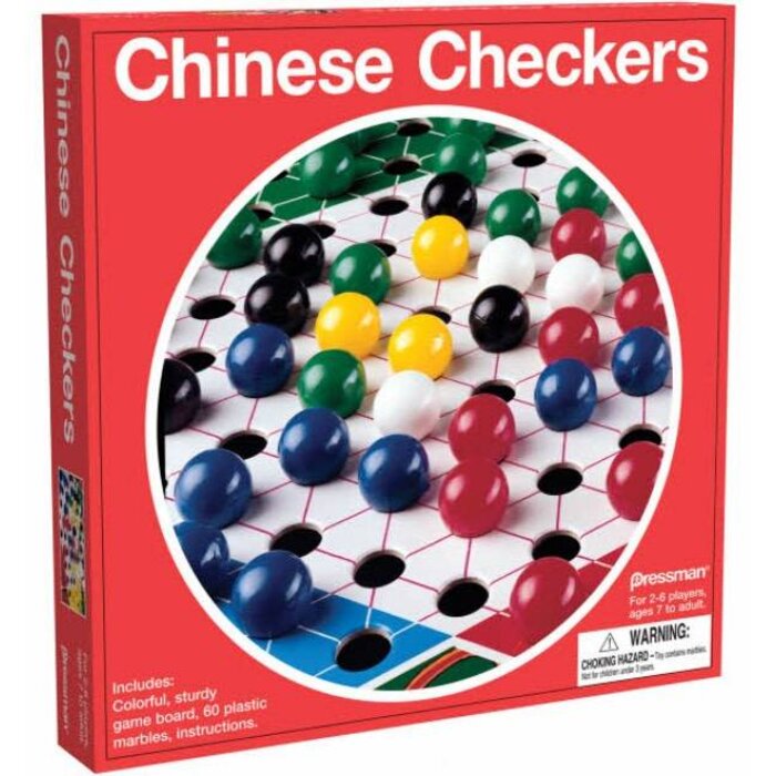 Pressman Red Box: Chinese Checkers Game Set