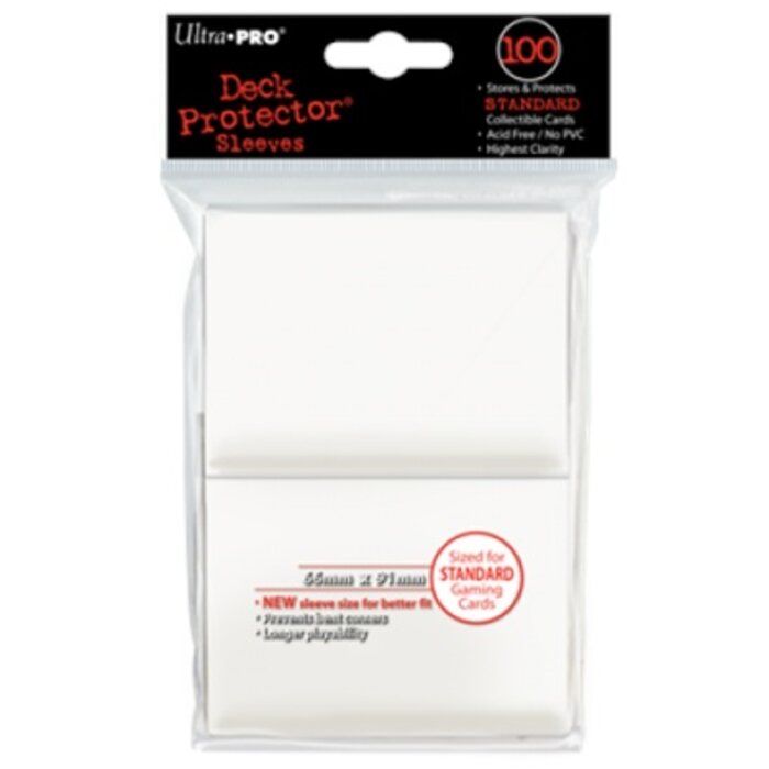 Ultra Pro Sleeves - 66x91mm - Ultra Pro - 100/pk - Gloss - White
