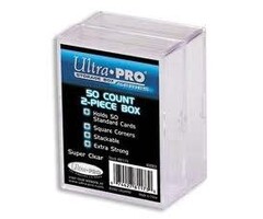 Ultra Pro Card Box 2 Piece - 50 Count (2pk)