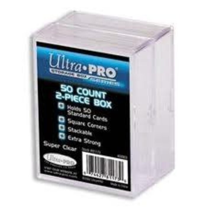 Ultra Pro Card Box 2 Piece - 50 Count (2pk)