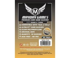 Mayday Games Sleeves - 50x75mm Mayday Premium - 50/pk (Sails of Glory)