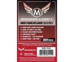 Mayday Games Sleeves - 43x65mm Mayday - 100/pk (Mini Chimera)