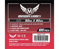 Mayday Games Sleeves - 80x80mm - Mayday - 100/pk - Square