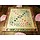 Wooden Engraved Sequence Board with Painted Suits (Double Series)