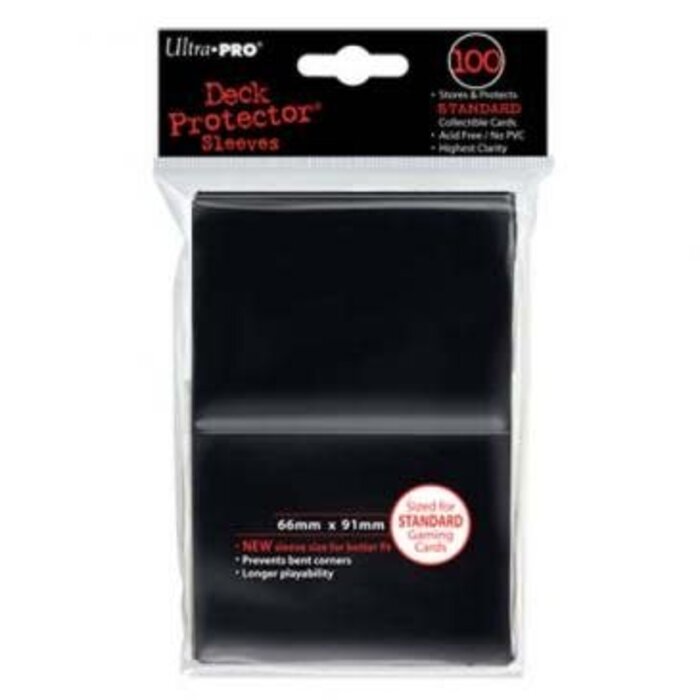 Ultra Pro Sleeves - 66x91mm - Ultra Pro - 100/pk - Gloss - Black