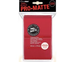 Ultra Pro Sleeves - 66x91mm - Ultra Pro - 100/pk - Matte - Red