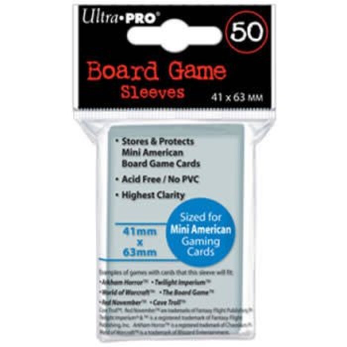 Ultra Pro Sleeves - 41x63mm Ultra-Pro - 50/pk (Mini American)