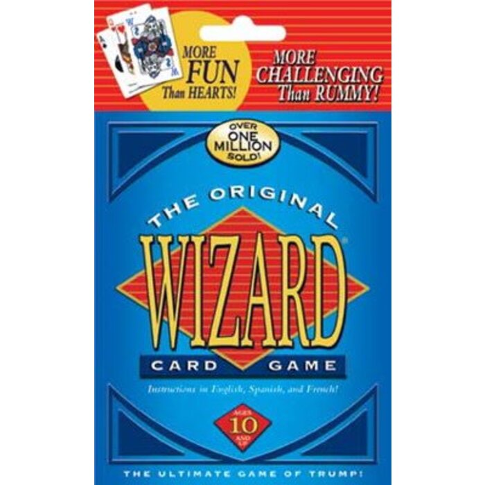 US Games Systems Wizard Card Game - The Original - English, Spanish & French