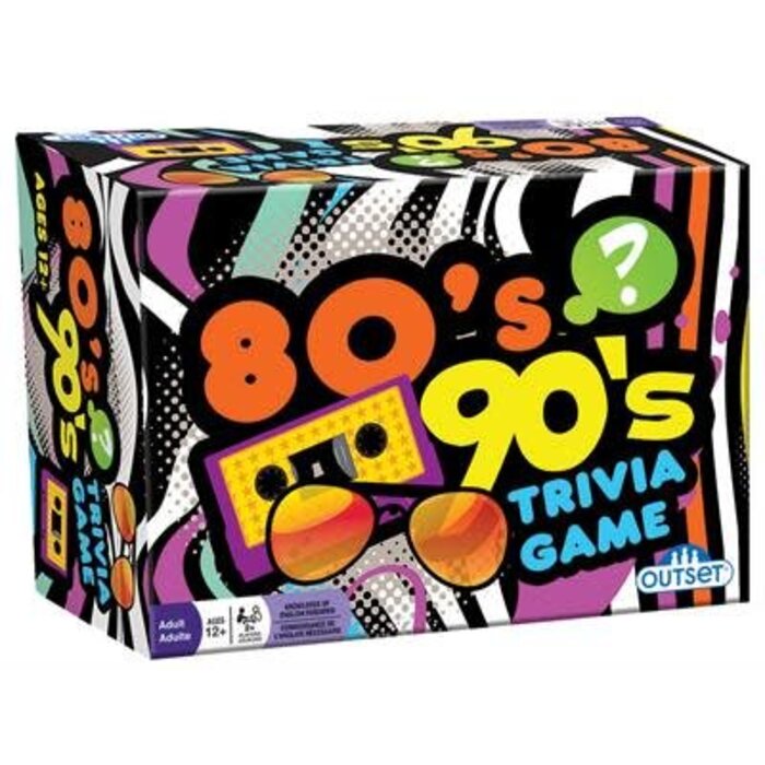 Outset Media 80's 90's Trivia Game