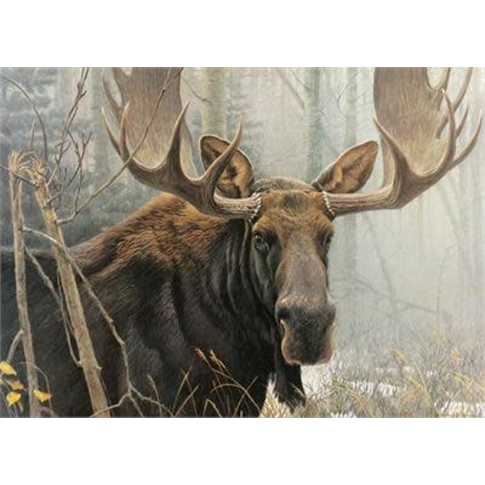 Cobble Hill Puzzles 500 pcs - Bull Moose (Robert Bateman)