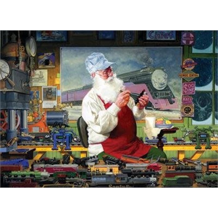 Cobble Hill Puzzles 1000 pcs - Santa's Hobby