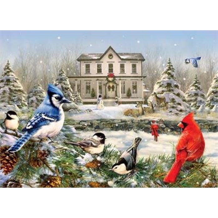Cobble Hill Puzzles 1000 pcs - Country House Birds