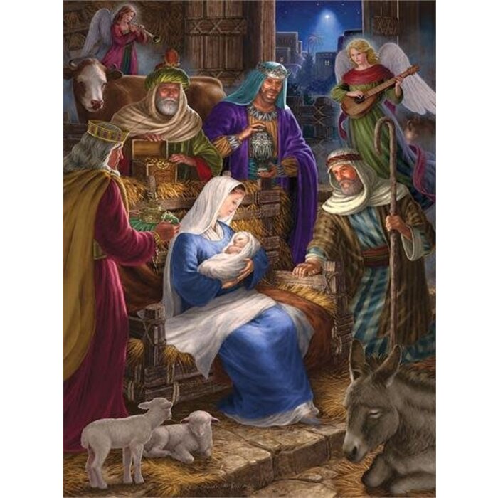 Cobble Hill Puzzles 350 pcs - Holy Night (Family Puzzle)