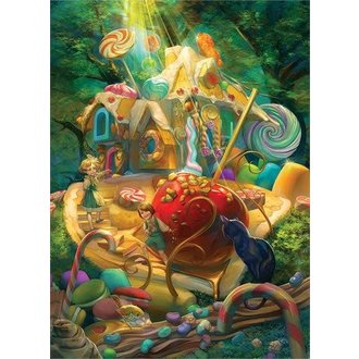 Cobble Hill Puzzles Candy Cottage 350 Piece Family Puzzle Cobble Hill Puzzles Candy Cottage 350 Piece Family Puzzle