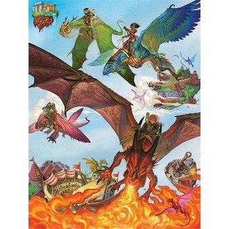 Cobble Hill Puzzles Dragon Flight 400 Piece Family Puzzle Cobble Hill Puzzles Dragon Flight 400 Piece Family Puzzle