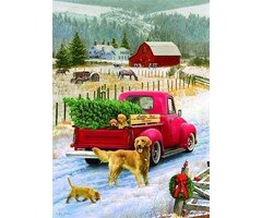 Cobble Hill Puzzles 1000 pcs - Christmas on the Farm