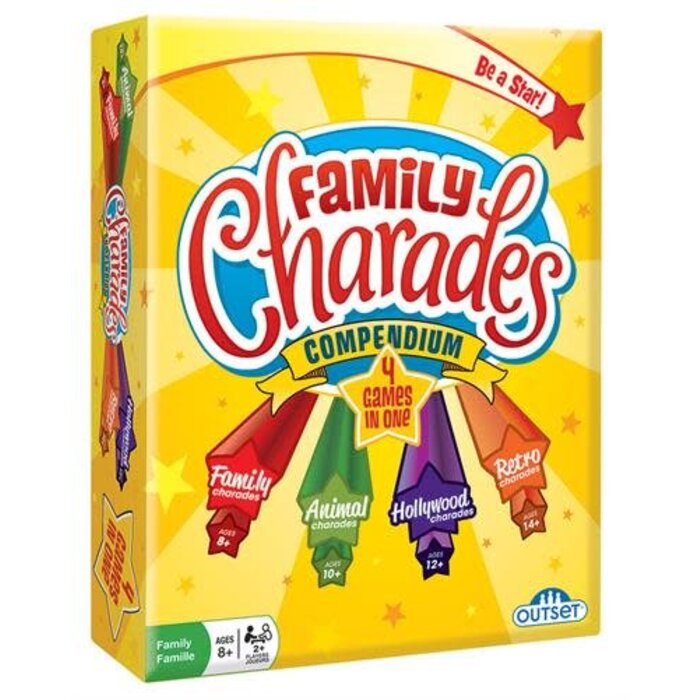 Outset Media Family Charades Compendium 4-in-1