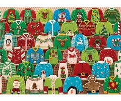Cobble Hill Puzzles 1000 pcs - Ugly Xmas Sweaters