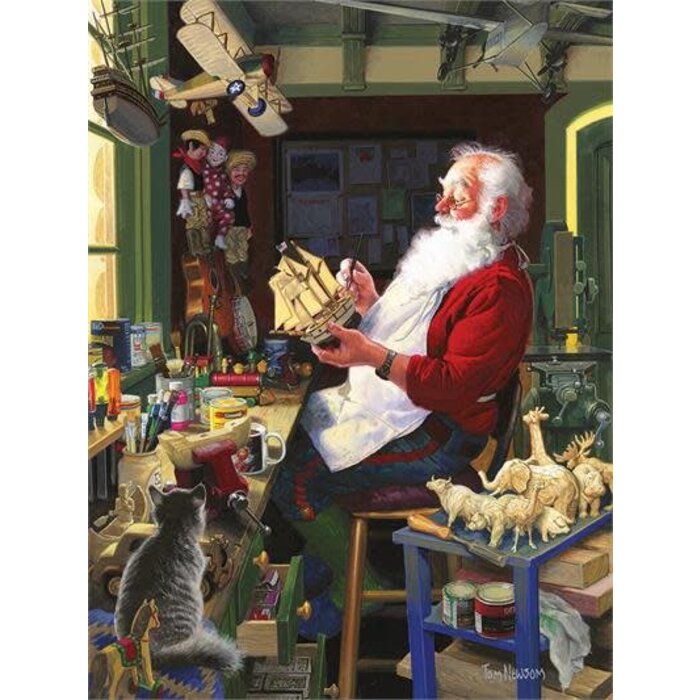 Cobble Hill Puzzles 500 pcs - Santa's Workbench
