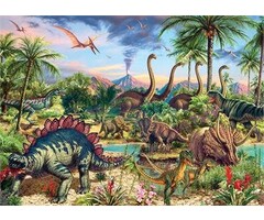 Cobble Hill Puzzles 350 pcs - Prehistoric Party (Family Puzzle)